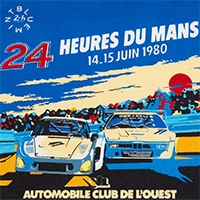 WILLIAM PRINTED 24H LE MANS 1980